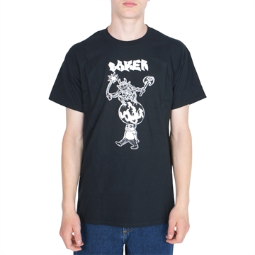 Baker Skateboards T-shirt T-funk Black